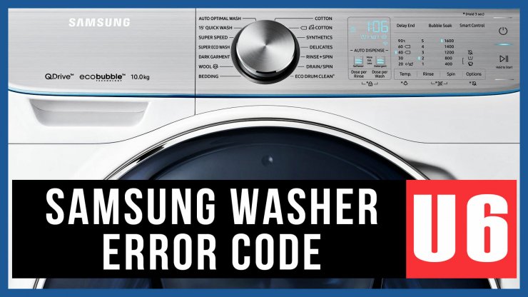 Samsung washer error code U6