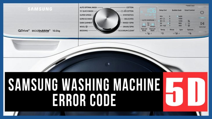 Samsung washer error code 5D