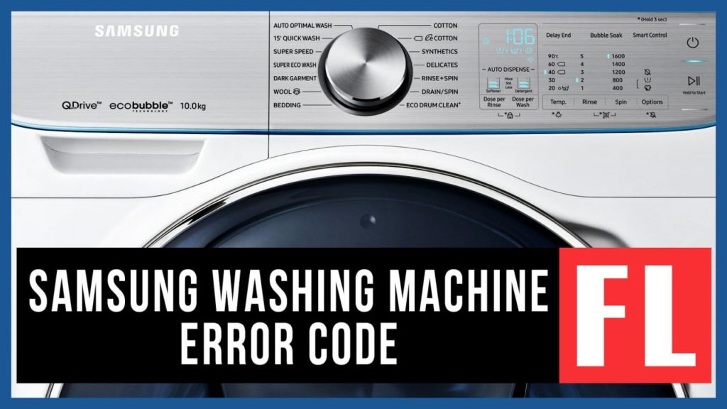 Samsung washer error code FL