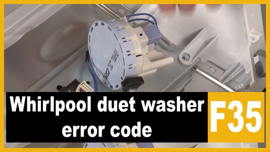 Whirlpool duet washer f35 error